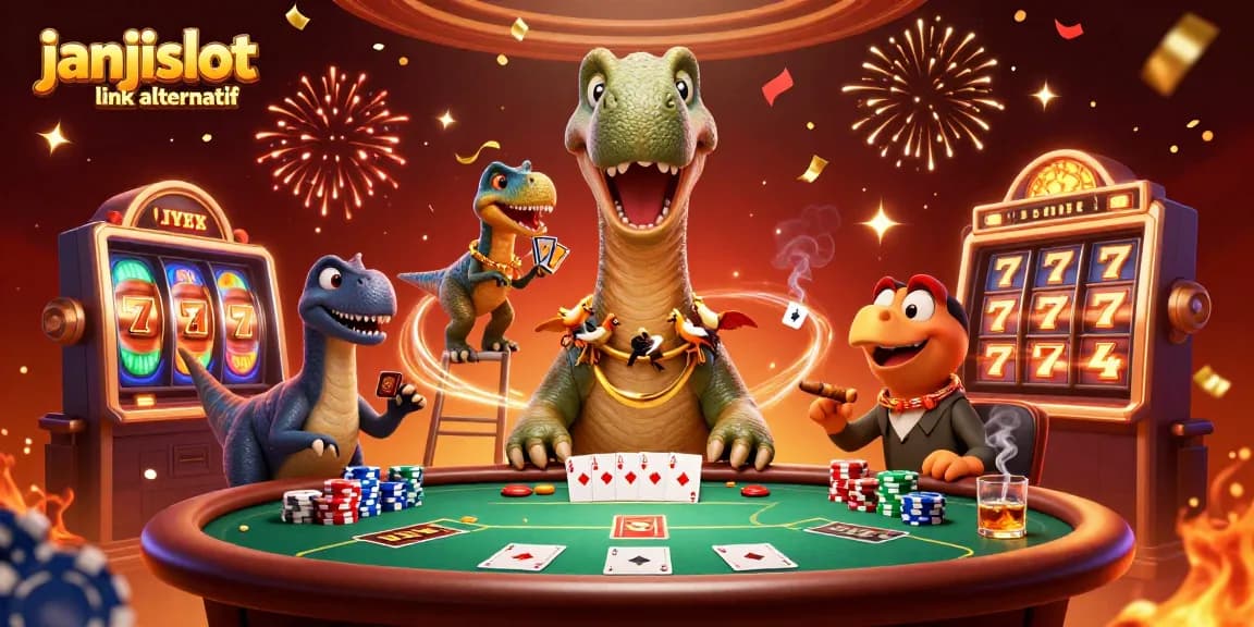 Experience thrilling wins with janjislot link alternatif at a vibrant casino scene.
