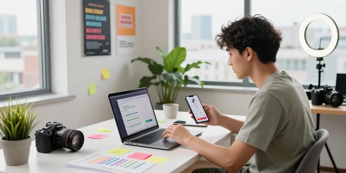 Learn how to buy TikTok followers with effective strategies in a vibrant workspace setting
