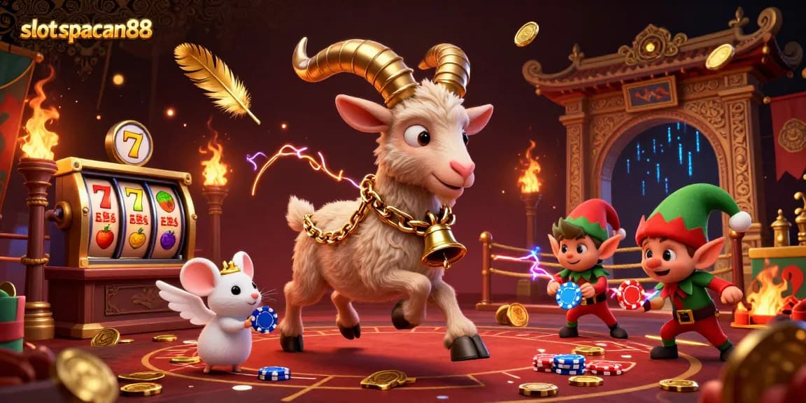 Engage in thrilling gaming adventures with slot spaceman88 in a vibrant casino scene featuring animated characters.