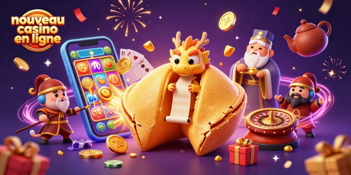Profitez de l'expérience d'un nouveau casino en ligne avec un dragon sage et des éléments de jeu captivants.