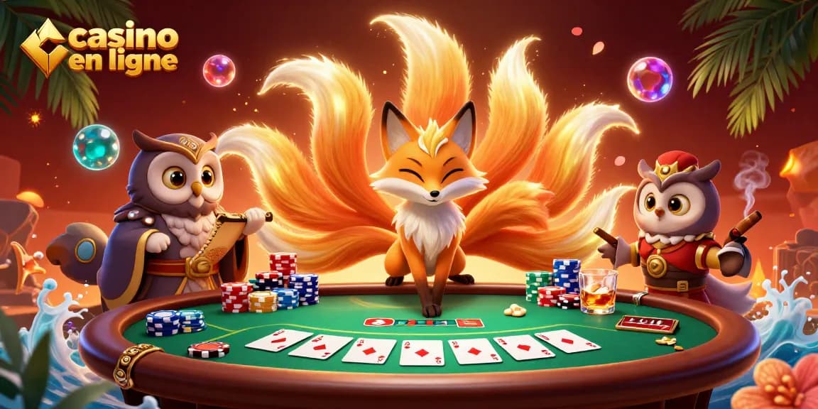 Jouez au casino en ligne avec des éléments de poker captivants, poker et esprit de la chance.