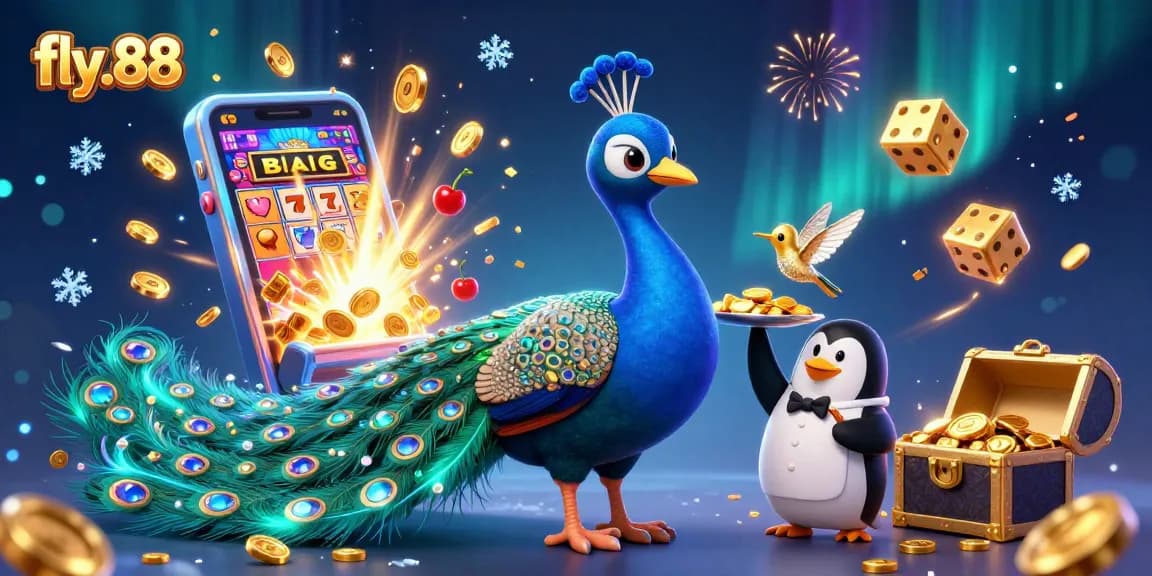Experience excitement and winning strategies at fly.88 with brightly colored slot machines and casino games.
