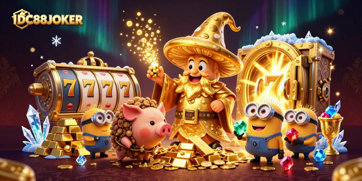 Spin the reels for gold! Experience the winning magic of IDC88JOKER while treasures burst around you.