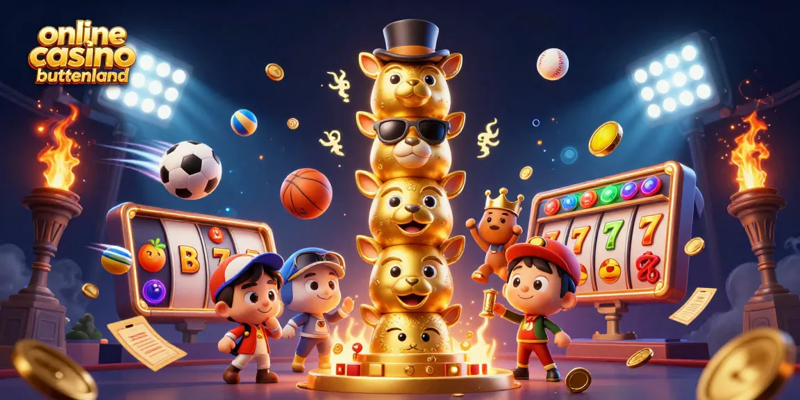 Engage with the vibrant world of online casino buitenland featuring a dynamic 3D illustration of animated casino elements.