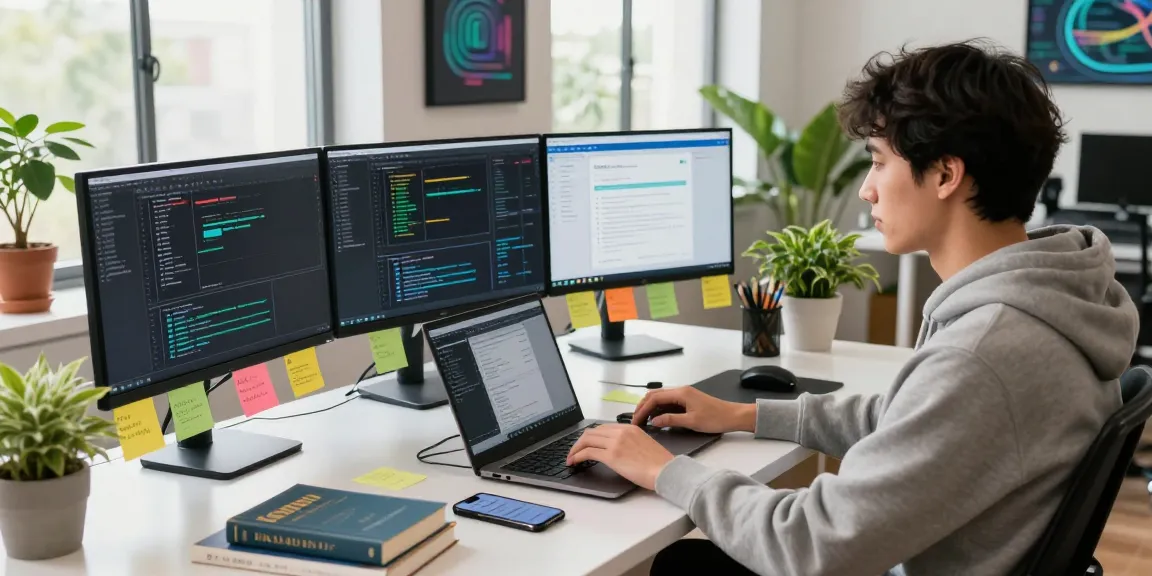 NAGA2000 application development in a vibrant tech workspace.
