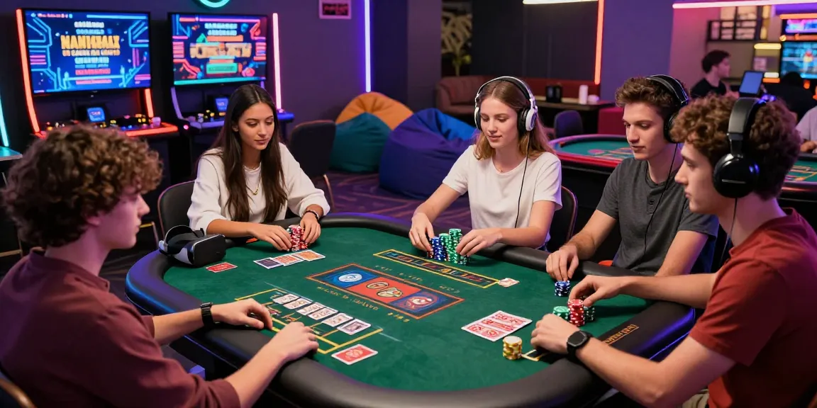 Environnement de jeu excitant mettant en avant de nouvelles expériences de casino en ligne avec des joueurs engagés dans des jeux et des promotions pour nouveau casino en ligne.