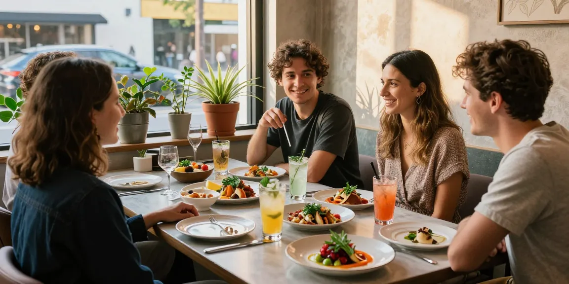 Friends savoring diverse dishes at TrestleOnTenth, highlighting Sydney303 Daftar culinary experiences and modern dining.