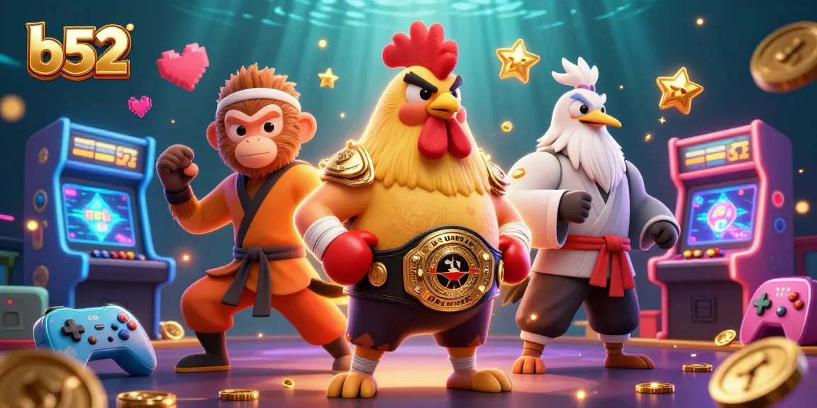 Engage with the exciting world of b52 gaming featuring vibrant characters and arcade elements.