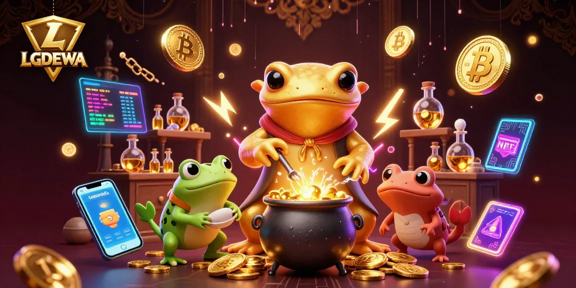 Engage in thrilling gameplay with LGODEWA, featuring dynamic gold generation and crypto elements.