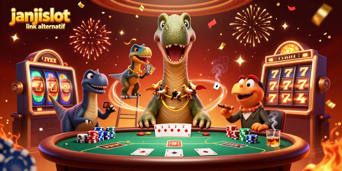 Experience thrilling wins with janjislot link alternatif at a vibrant casino scene.