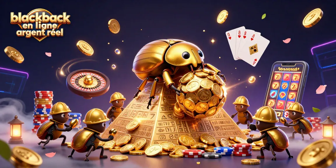 Jouez au blackjack en ligne argent réel avec des croupiers et des jetons sur un fond de casino dynamique.