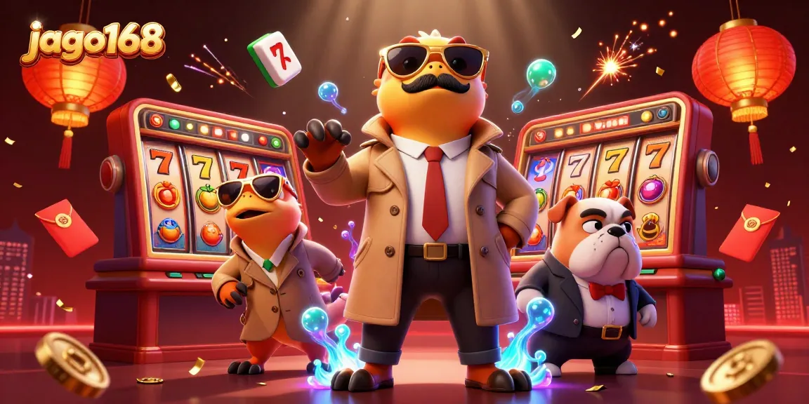 Engage in exciting wins at jago168 with 3D raptors sneaking into a VIP casino lounge for jackpot action.