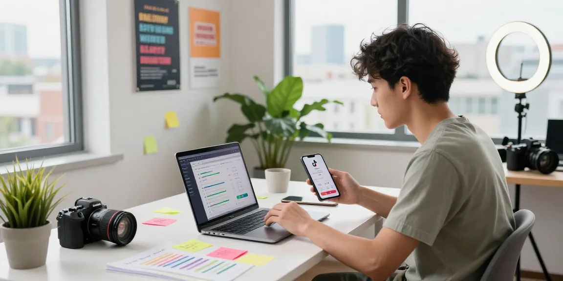 Learn how to buy TikTok followers with effective strategies in a vibrant workspace setting
