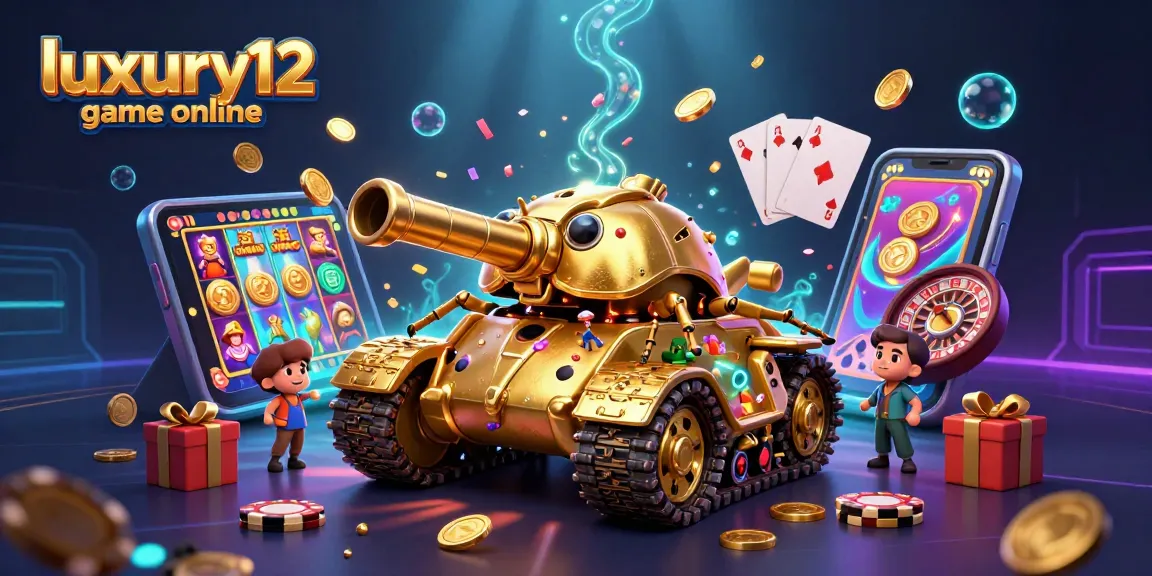 Experience luxury12 game online with vibrant casino scenes featuring animated slot games and rich visuals.