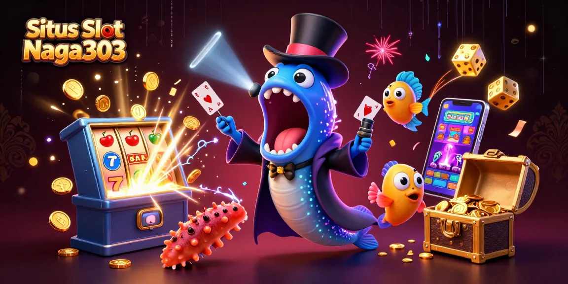 Spin to win at Situs Slot Naga303 with vibrant 3D casino games and magical characters.