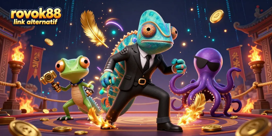 Engage with the excitement of rokok88 link alternatif through this dynamic 3D casino scene filled with action.