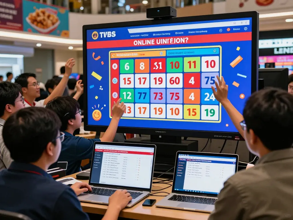 Togel Hongkong live draw scene with enthusiastic bettors and digital updates.