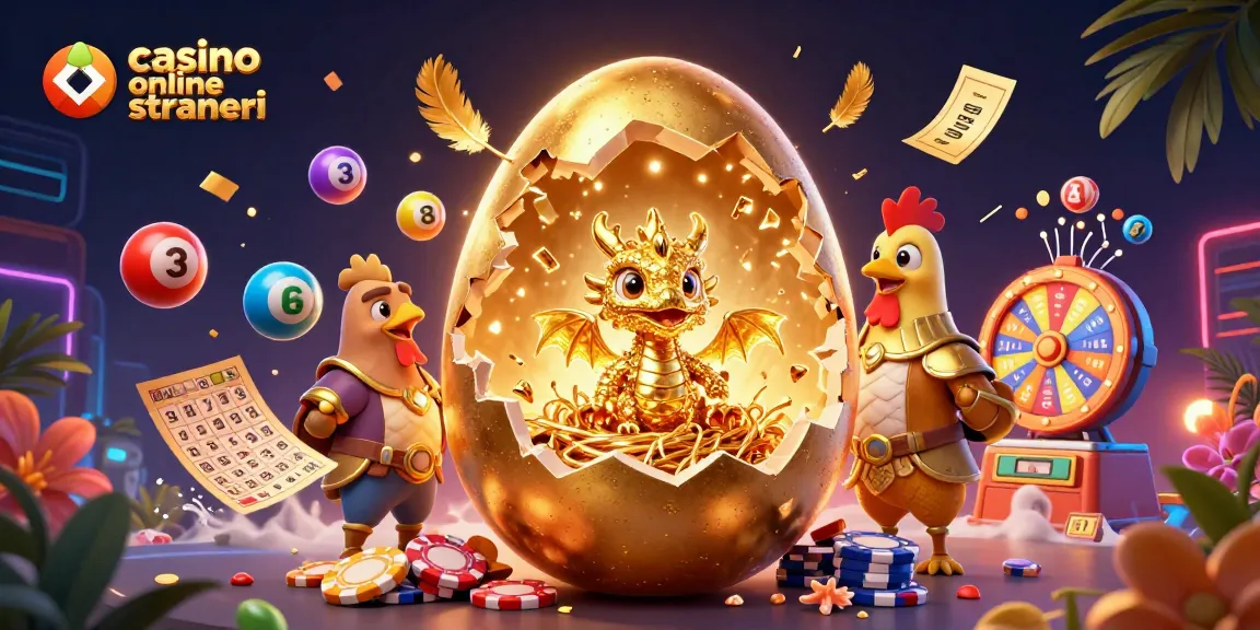 Gioca nei casino online stranieri e vinci con il drago dorato che protegge il nido di fiches.