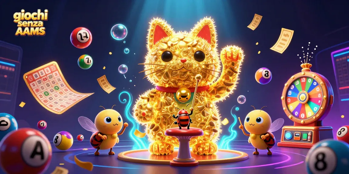 Gioca nei giochi senza AAMS con simboli di fortuna e premi scintillanti