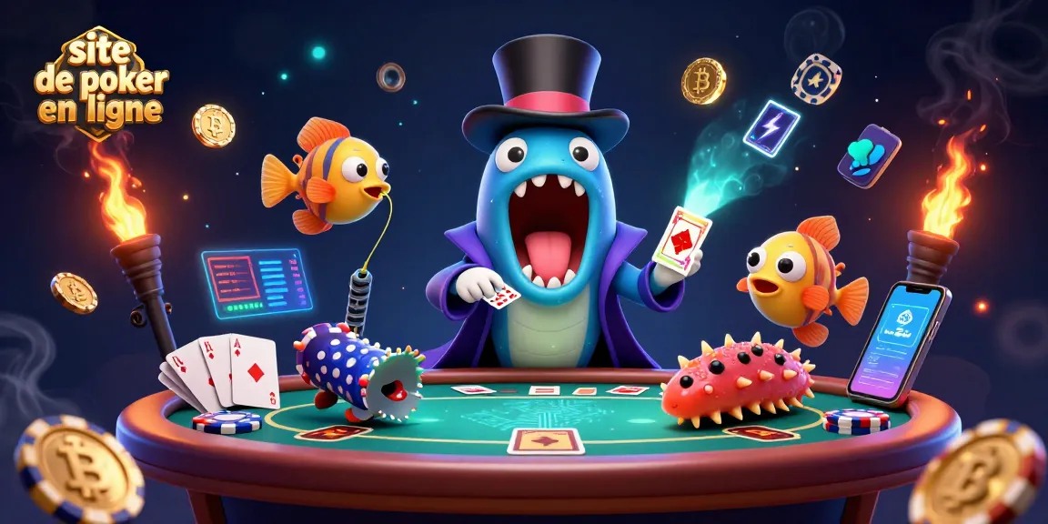 Jouer au poker en ligne sur le site de poker en ligne avec des éléments captivants et interactifs.