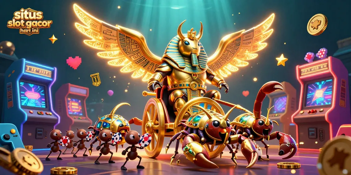 Permainan di situs slot gacor hari ini dengan karakter menarik dan mesin slot 3D yang cerah
