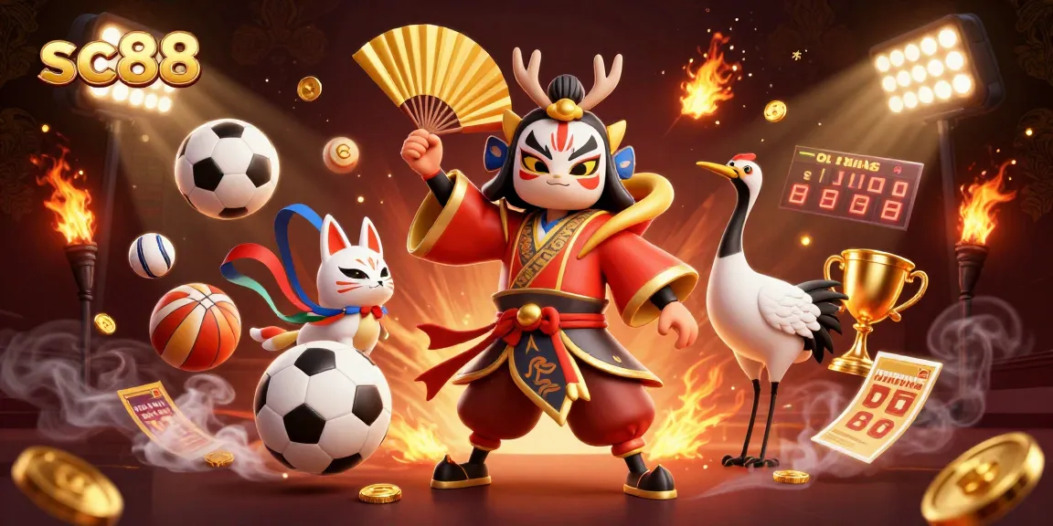 Experience thrilling gameplay at sc88 with vibrant sports-themed casino elements and dynamic characters.