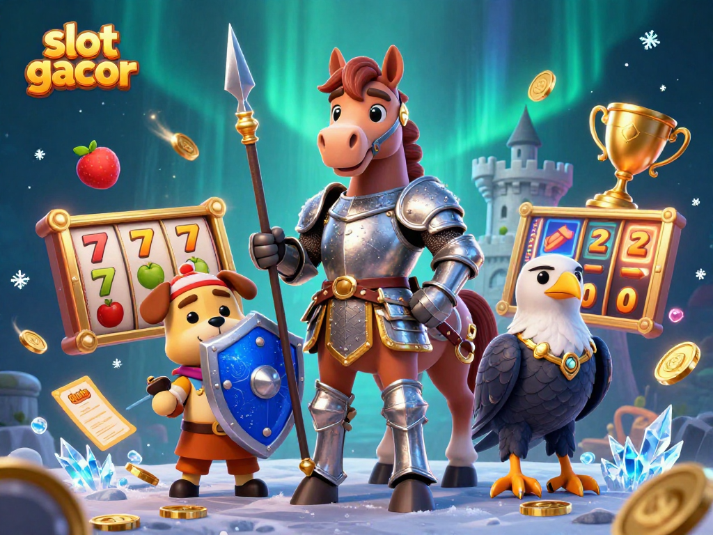 Experience thrilling gameplay with slot gacor showcasing jackpot reels and vibrant slot elements.