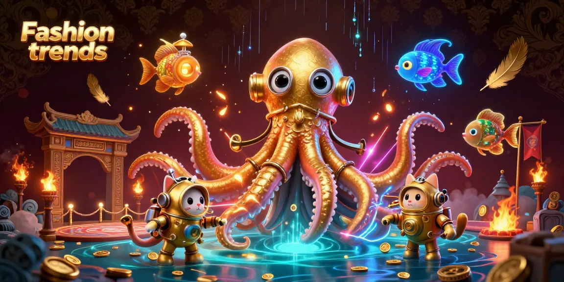 Engage in the latest Fashion trends with a dynamic casino scene featuring vibrant characters and rich visual elements.