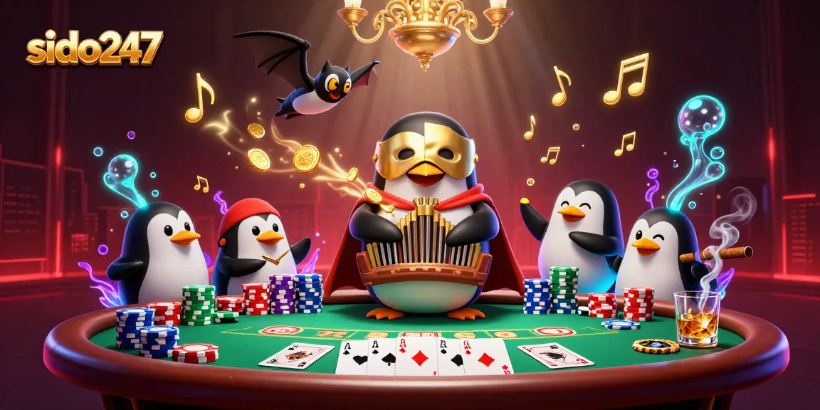 Experience the excitement of sido247 with a captivating 3D scene featuring dynamic gambling elements.