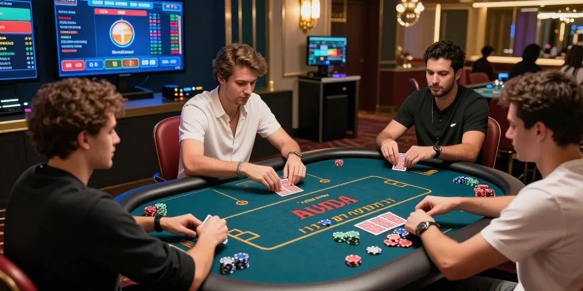 Engaging Andar Bahar King live casino scene with players and dealers in action.