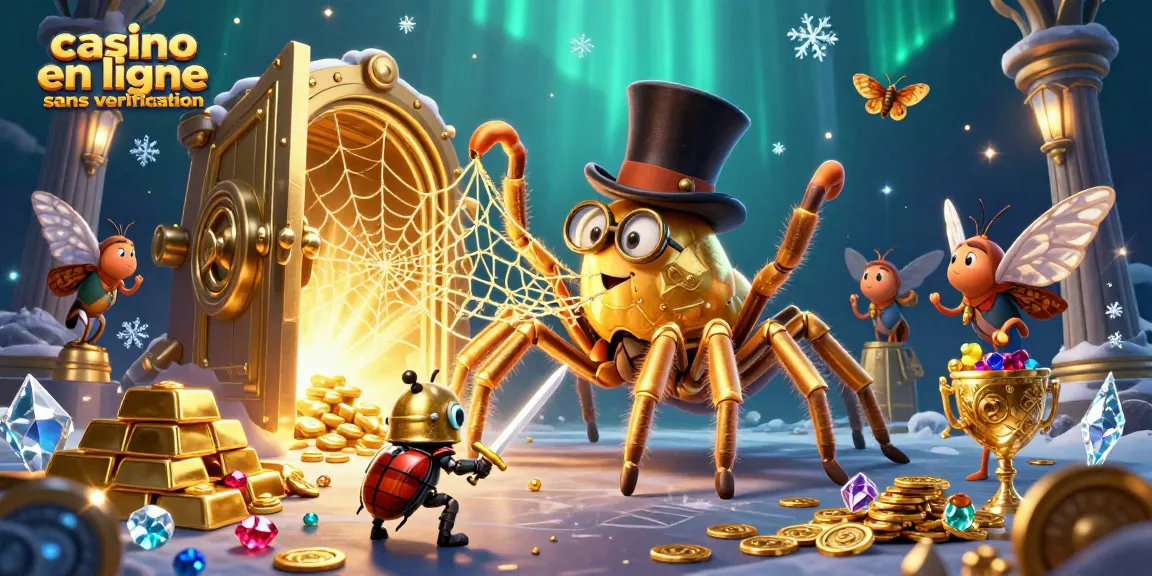Profitez du casino en ligne sans vérification avec un monde d'aventures et de trésors scintillants.