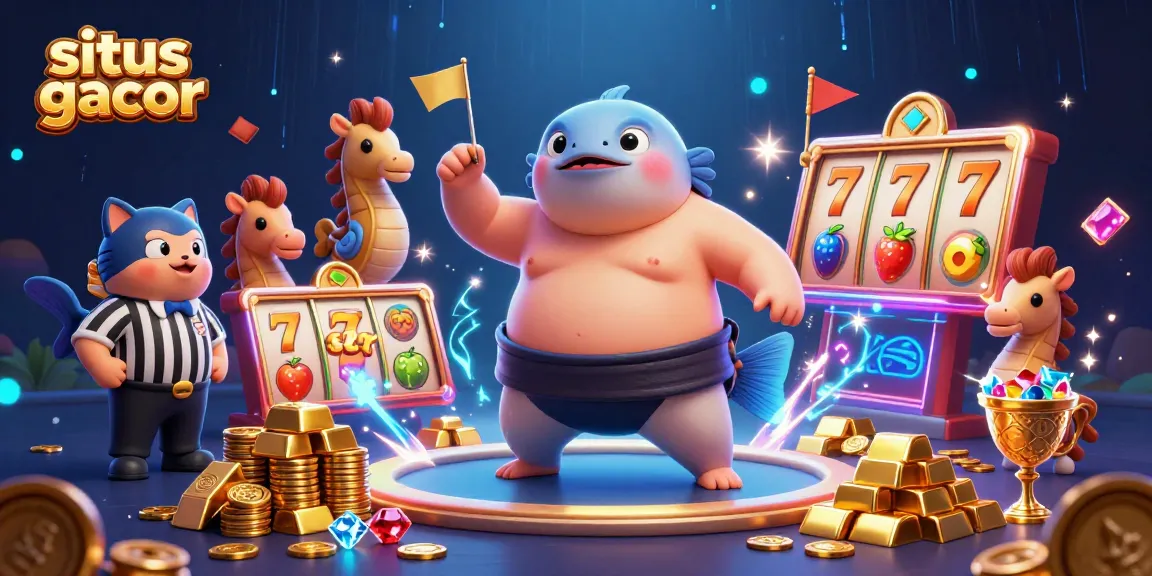 Experience thrilling wins at situs gacor with our unique slot game featuring animated characters and sparkling treasures.