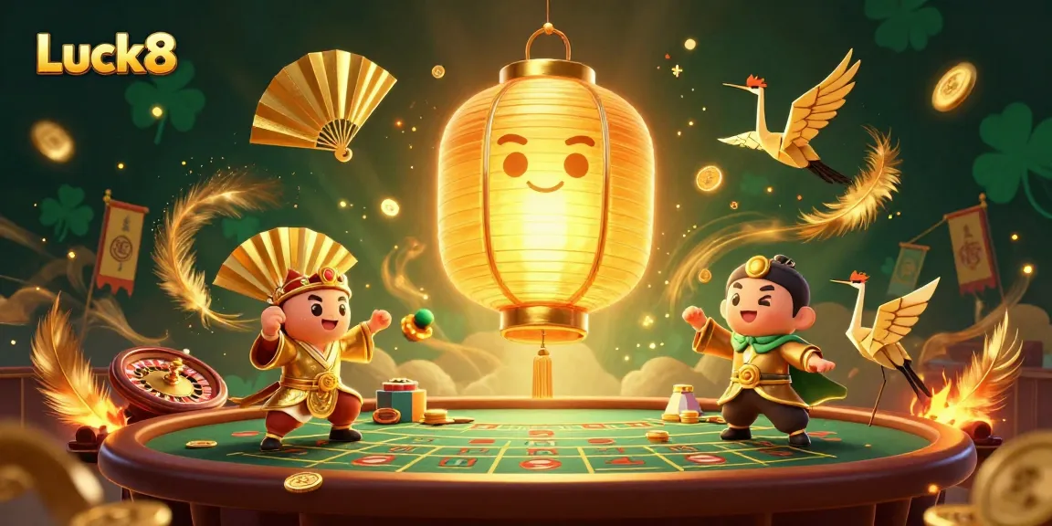 Experience the exciting live casino atmosphere with Luck8's vibrant 3D characters and dynamic elements.