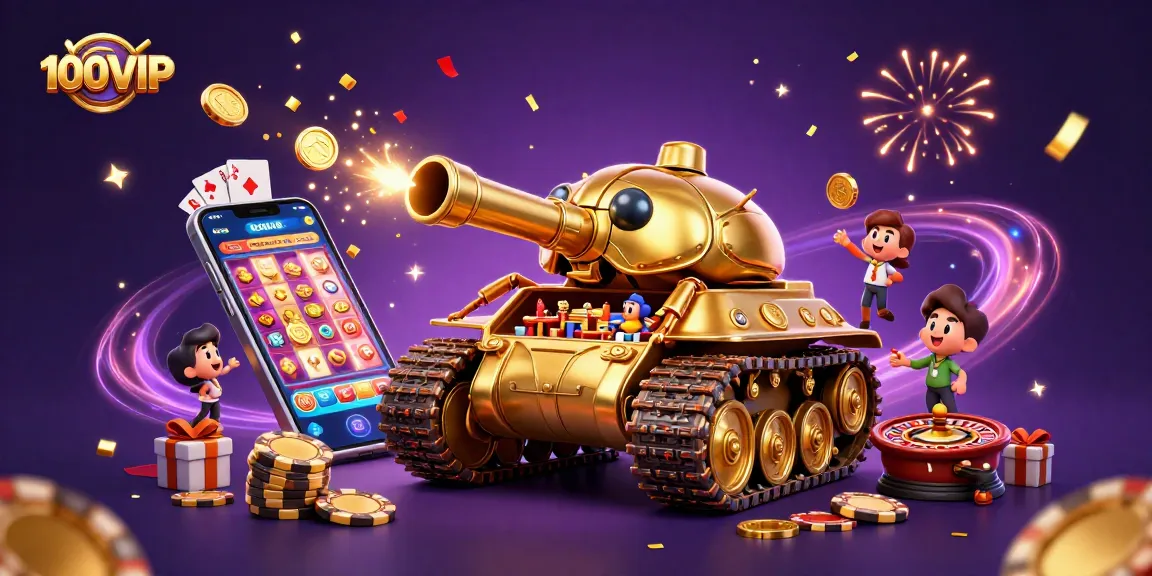 Enhance your gaming experience at 100VIP with vibrant slot games and casino excitement.