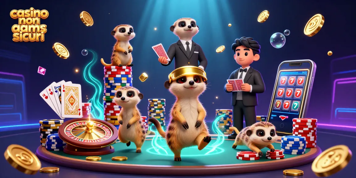 Gioca nei casino non AAMS sicuri con una vivace scena di vigilanza e divertimento.