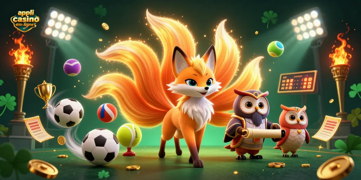 Profitez de l'appli casino en ligne avec un esprit renard à neuf queues et des éléments de jeu dynamiques.