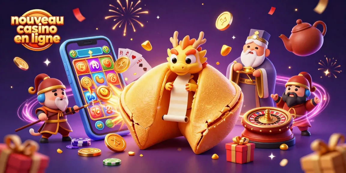 Profitez de l'expérience d'un nouveau casino en ligne avec un dragon sage et des éléments de jeu captivants.