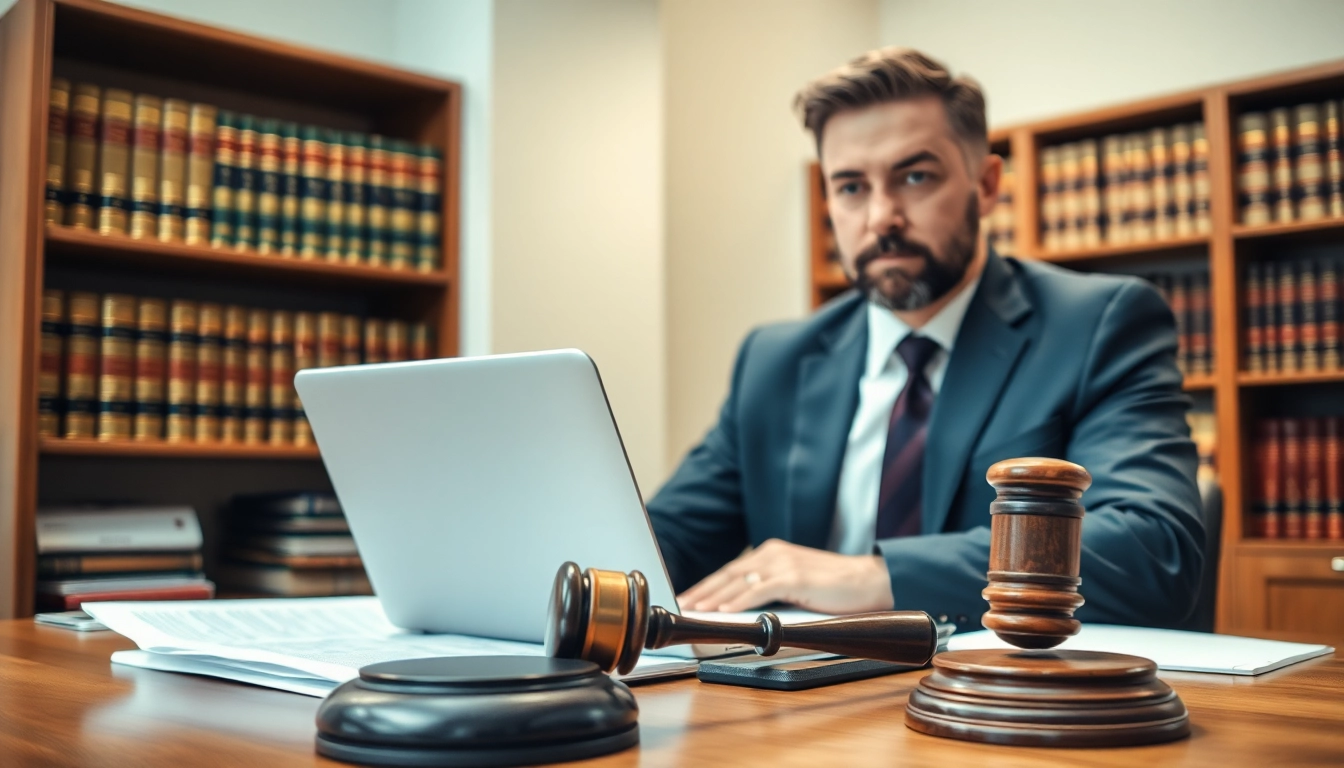 Clearwater truck accident lawyer consulting with a client in a professional law office.
