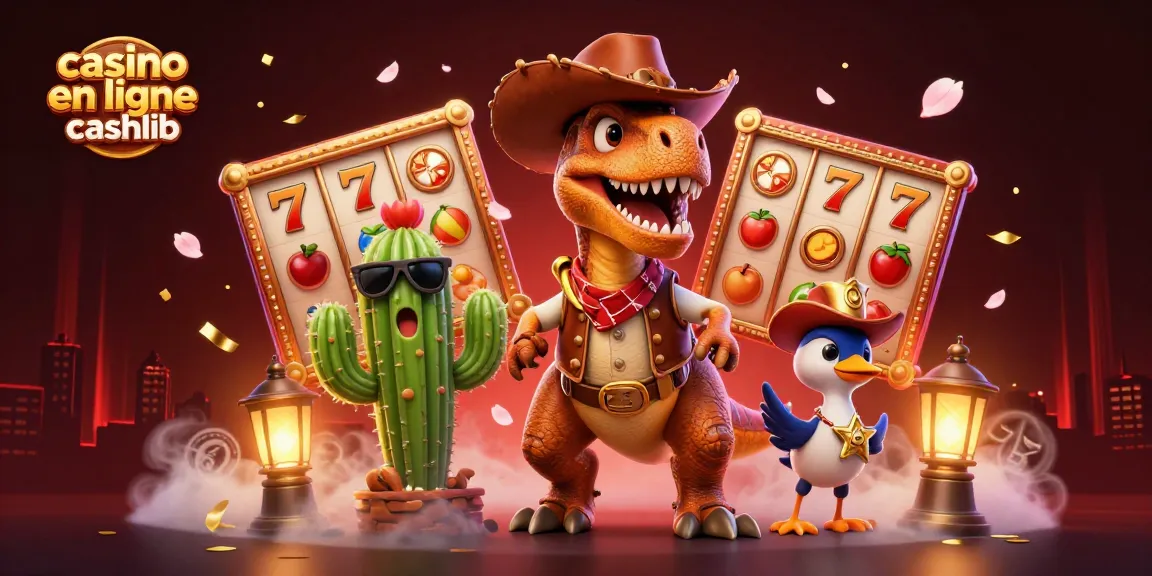 Découvrez le casino en ligne cashlib avec des jeux de machines à sous captivants et des personnages dynamiques dans un décor vibrant.