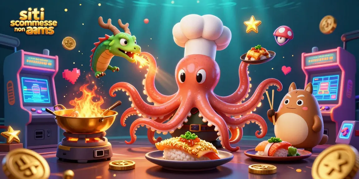 Scopri i migliori siti scommesse non AAMS con un'illustrazione vivace di personaggi in azione.