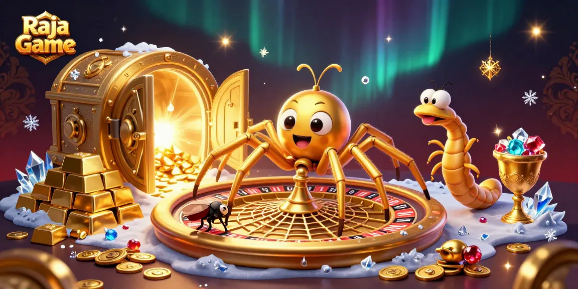 Experience exciting wins at Raja Game with captivating roulette and treasure elements.