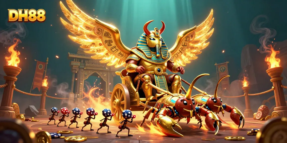 Experience thrilling gameplay at DH88 with vibrant characters and dynamic elements in an engaging casino scene.