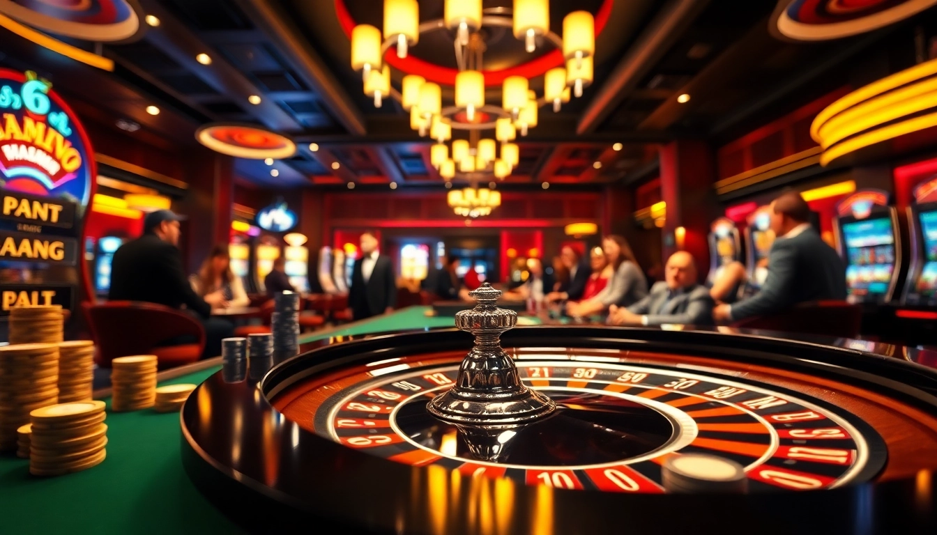 Best payout online casino UK showcasing an immersive casino experience with vibrant gaming elements.