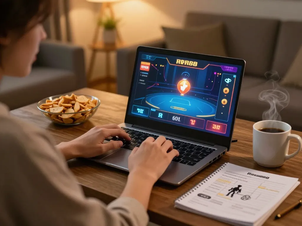Engage in online gaming at RR88 with a live dealer while enjoying a cozy home environment.