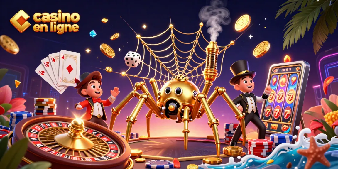 Plongez dans le monde vibrant du casino en ligne avec cette illustration captivante, mettant en avant des éléments de jeux et de chance.