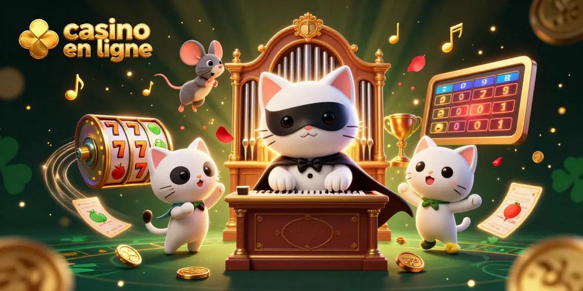 Les jeux de casino en ligne se mettent en scène avec un chat fantôme et des acrobaties.