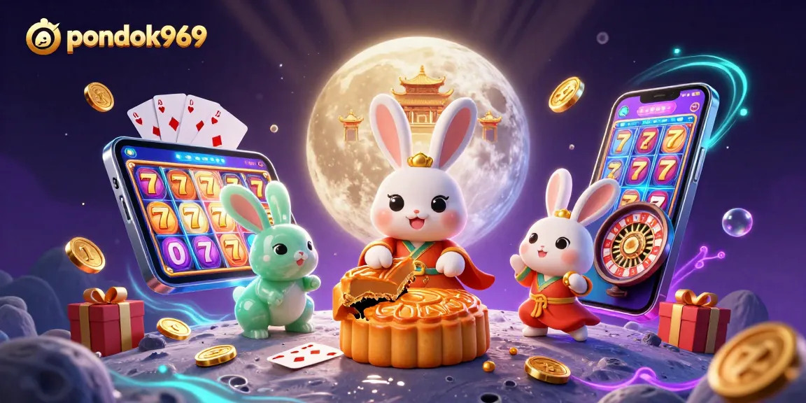 Experience exciting gameplay at pondok969 with our vibrant casino scene illustration filled with engaging elements.