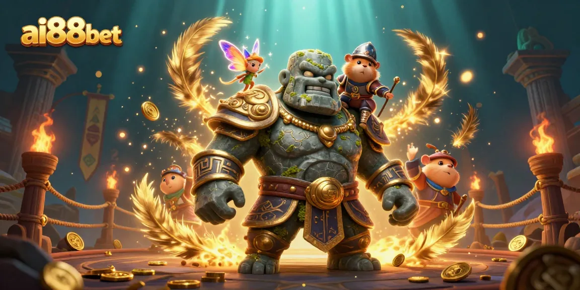 Experience exciting gameplay with ai88bet's vibrant casino scene featuring magical characters and rich game elements.
