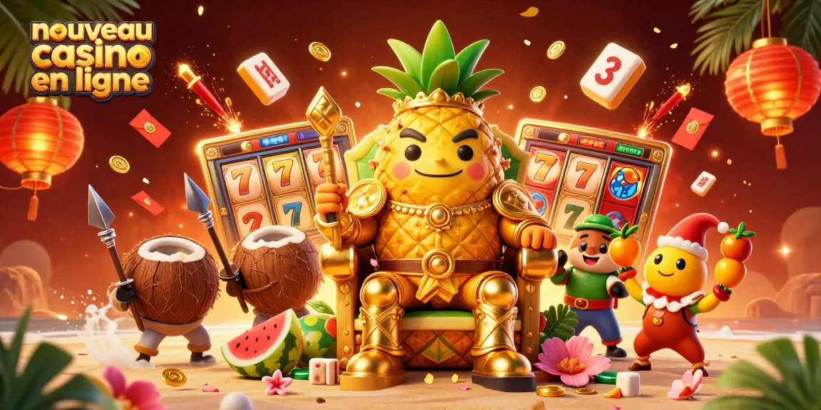 Découvrez le nouveau casino en ligne avec des animations colorées et des symboles de chance.