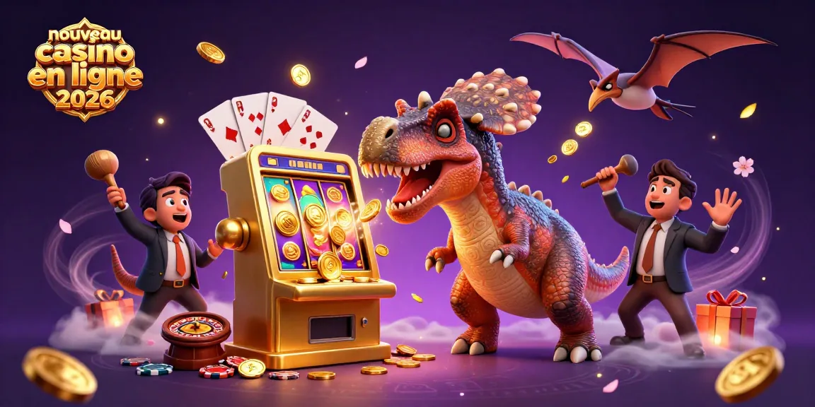 Exploration du nouveau casino en ligne 2026 où un pachycephalosaurus remporte des jackpots avec des machines à sous